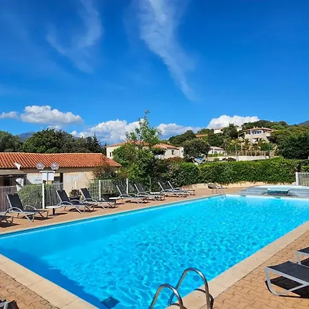 T3 Dolce & A3 Avec Piscine Et Vue Montagnes Apartmán Propriano (Corsica)